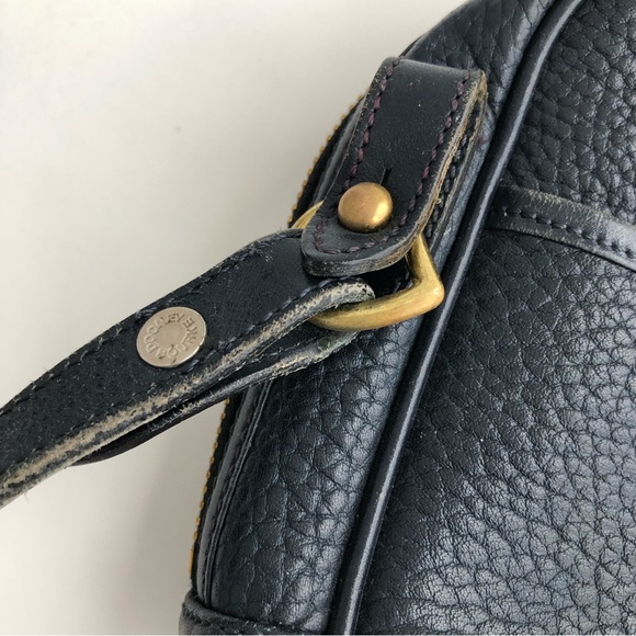 Vintage 90s Dooney and Bourke leather crossbody bag blue - Picture 5 of 12